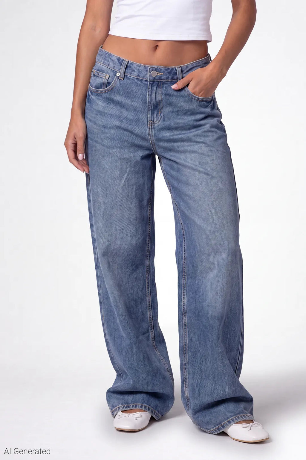 Low Rise Baggy Jean