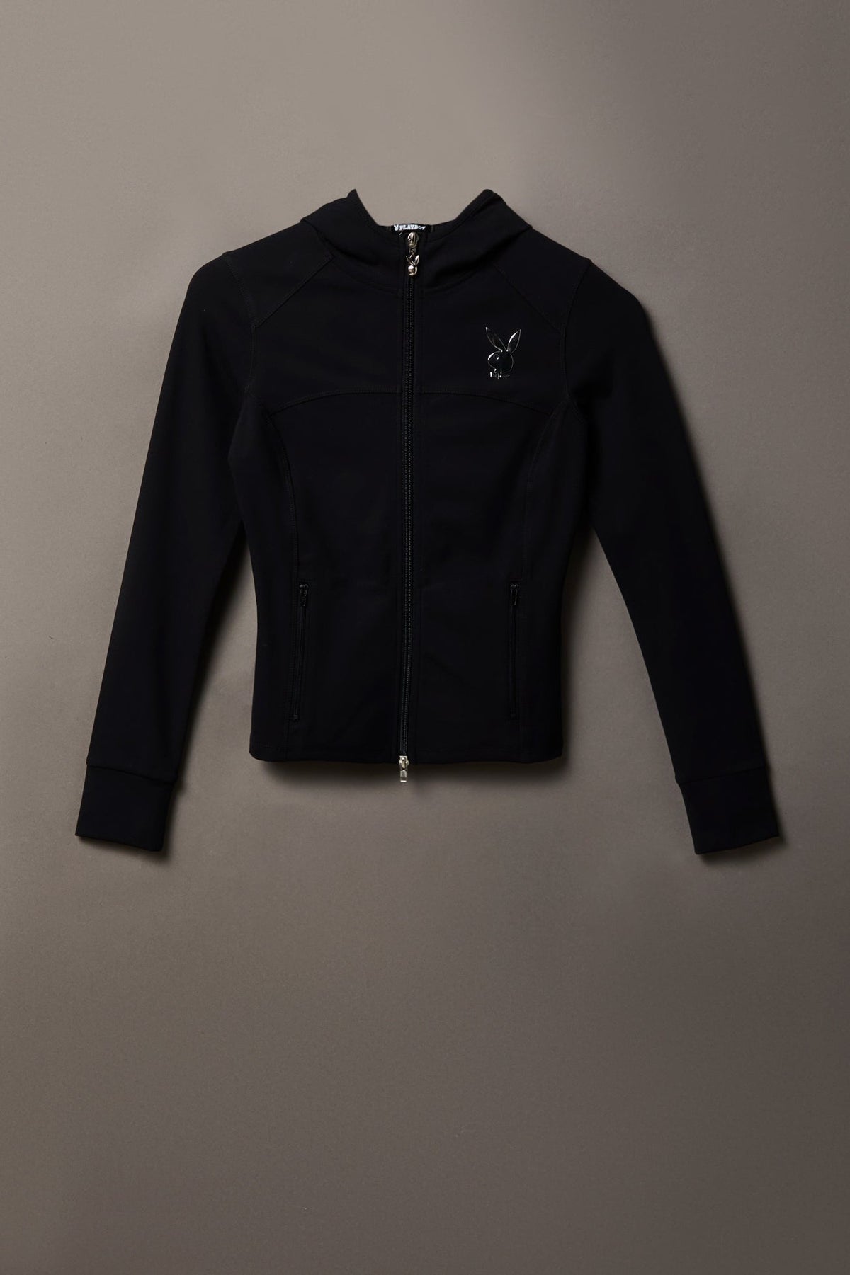 Playboy Chrome Detail Zip Hooded Jacket