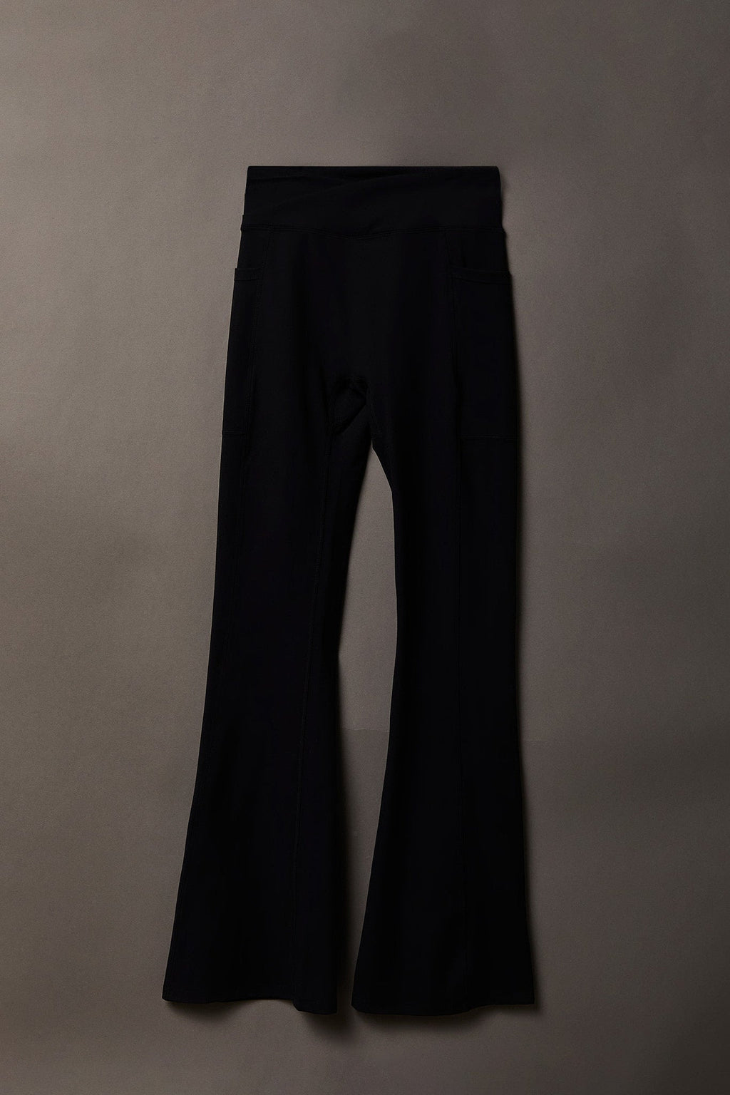 Playboy Chrome Detail Crossover Waist Flare Legging