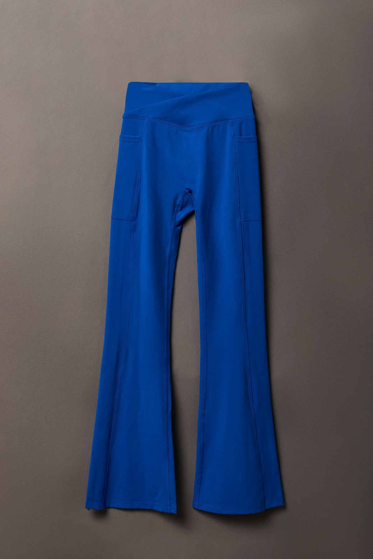 Playboy Chrome Detail Crossover Waist Flare Legging