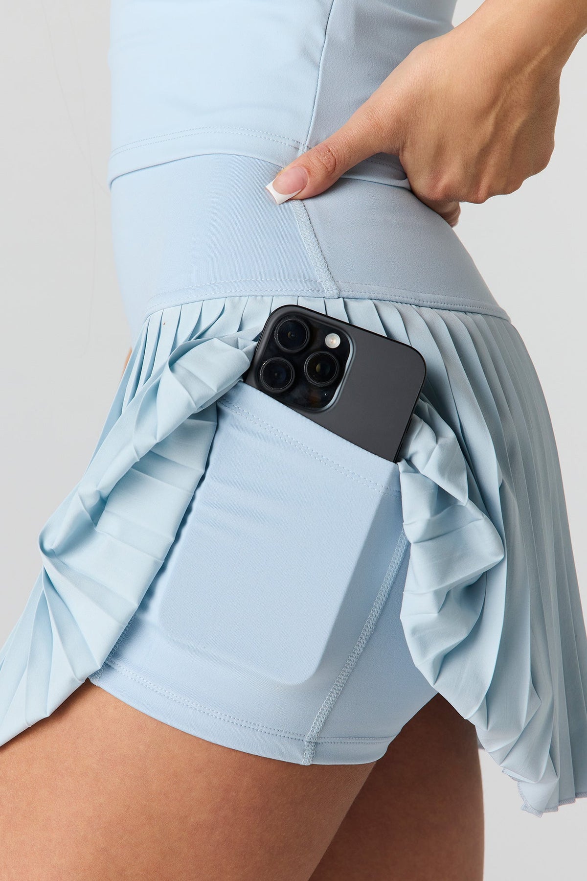 Sommer Ray Active High Density Pleated Skort