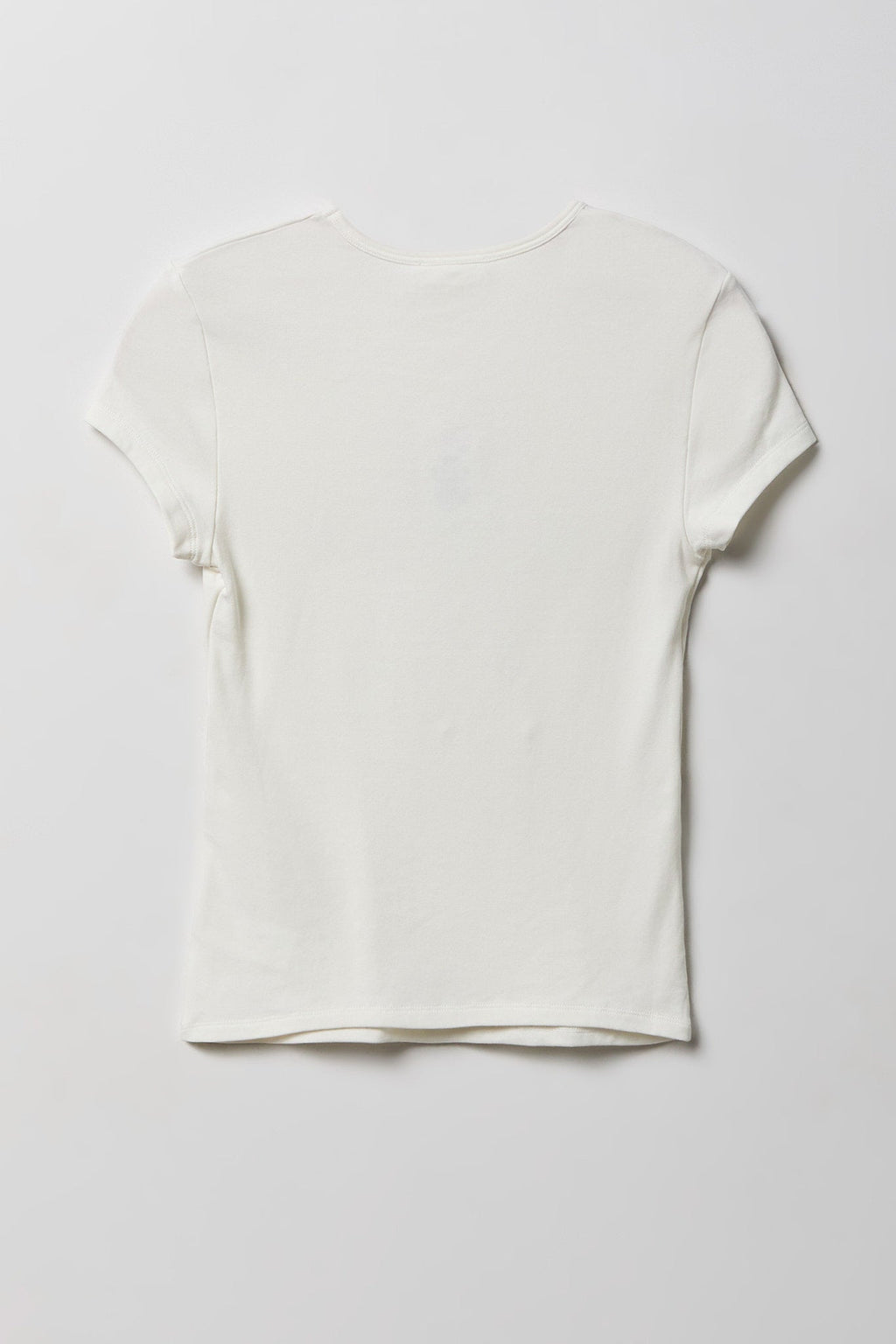 Graphic Ribbed T-Shirt