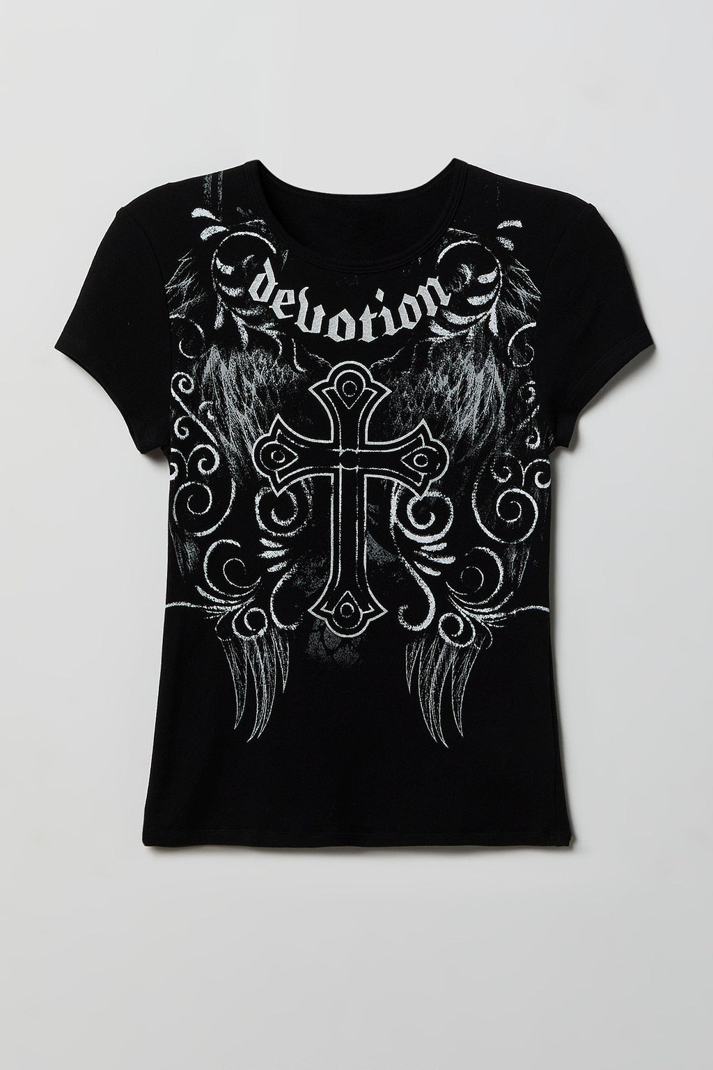 Rhinestone Fitted T-Shirt
