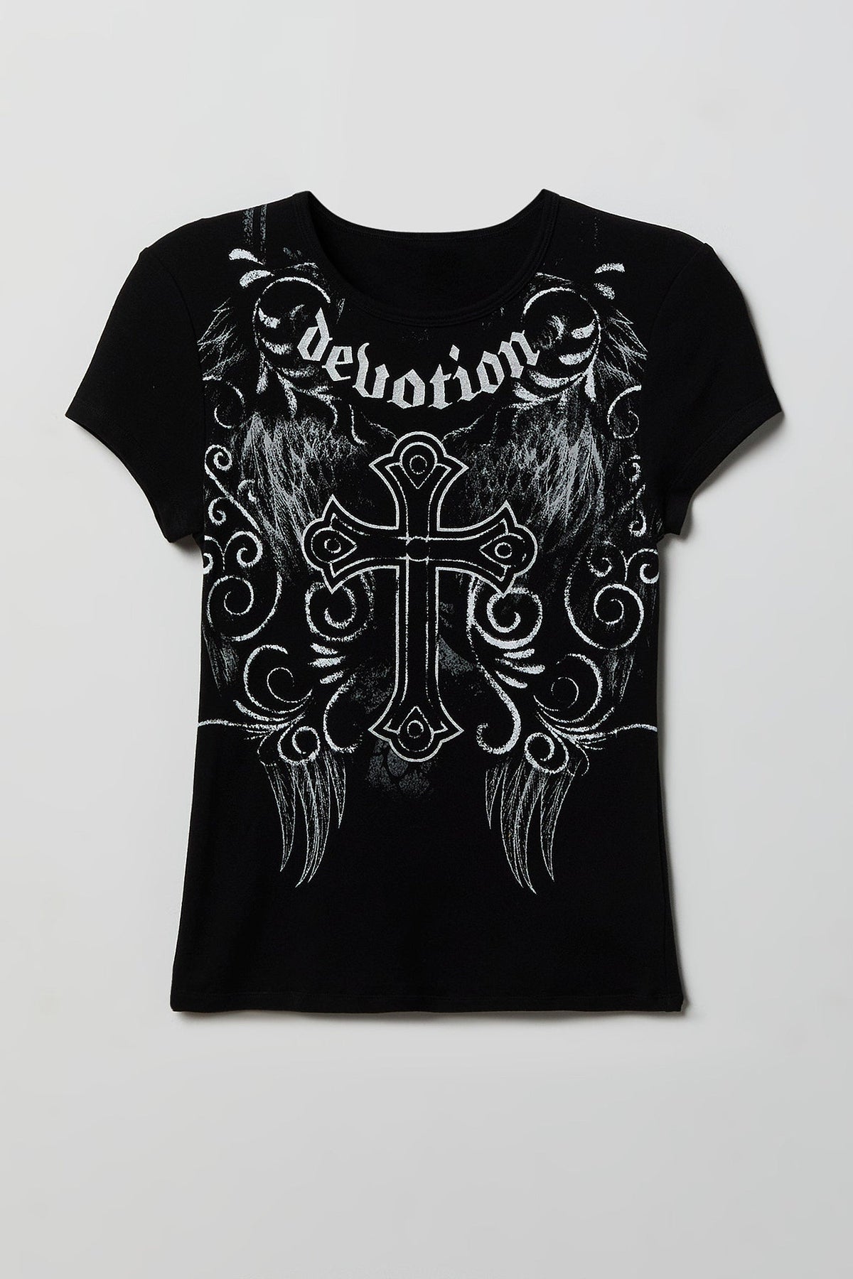 Rhinestone Fitted T-Shirt