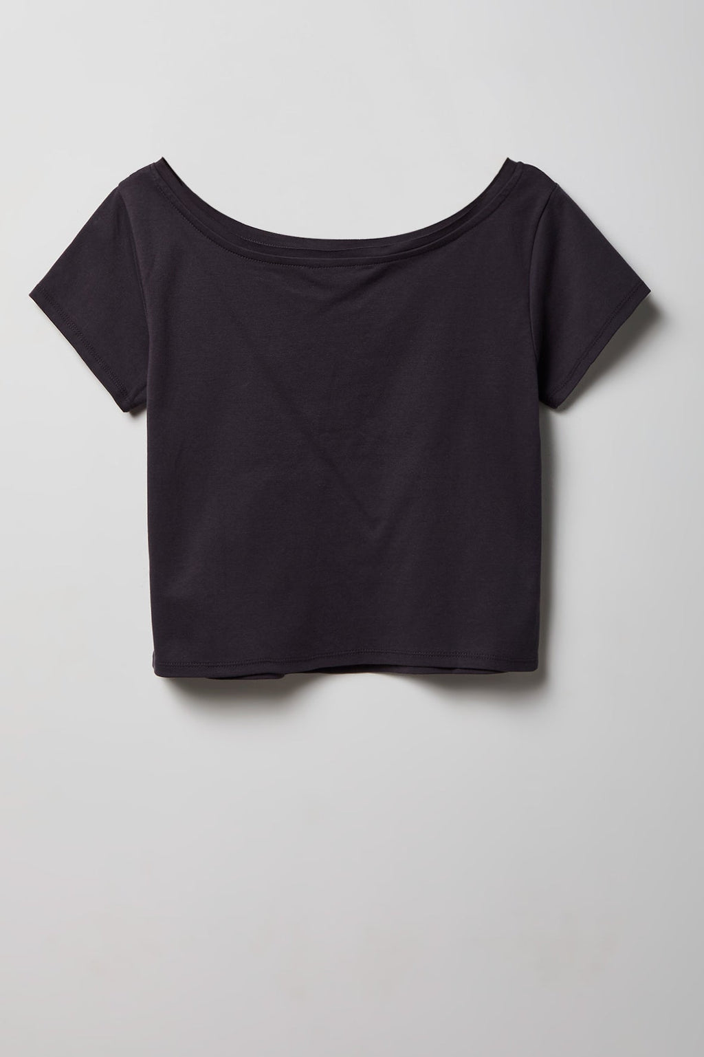 Off Shoulder Graphic T-Shirt