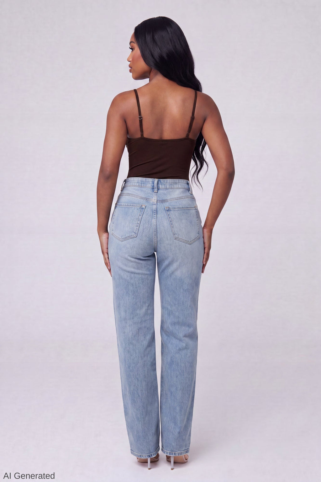 Luxe Heavy Contour Braless V-Neck Bodysuit