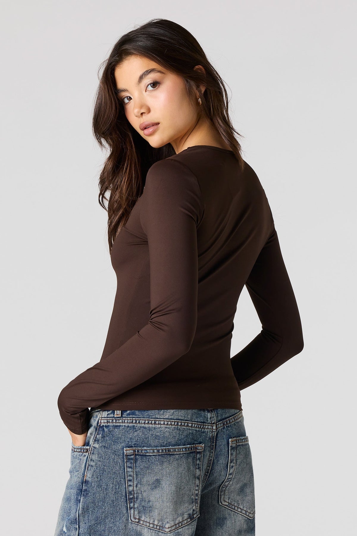 Luxe Heavy Contour Long Sleeve Top