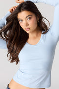 Luxe Heavy Contour Long Sleeve Top