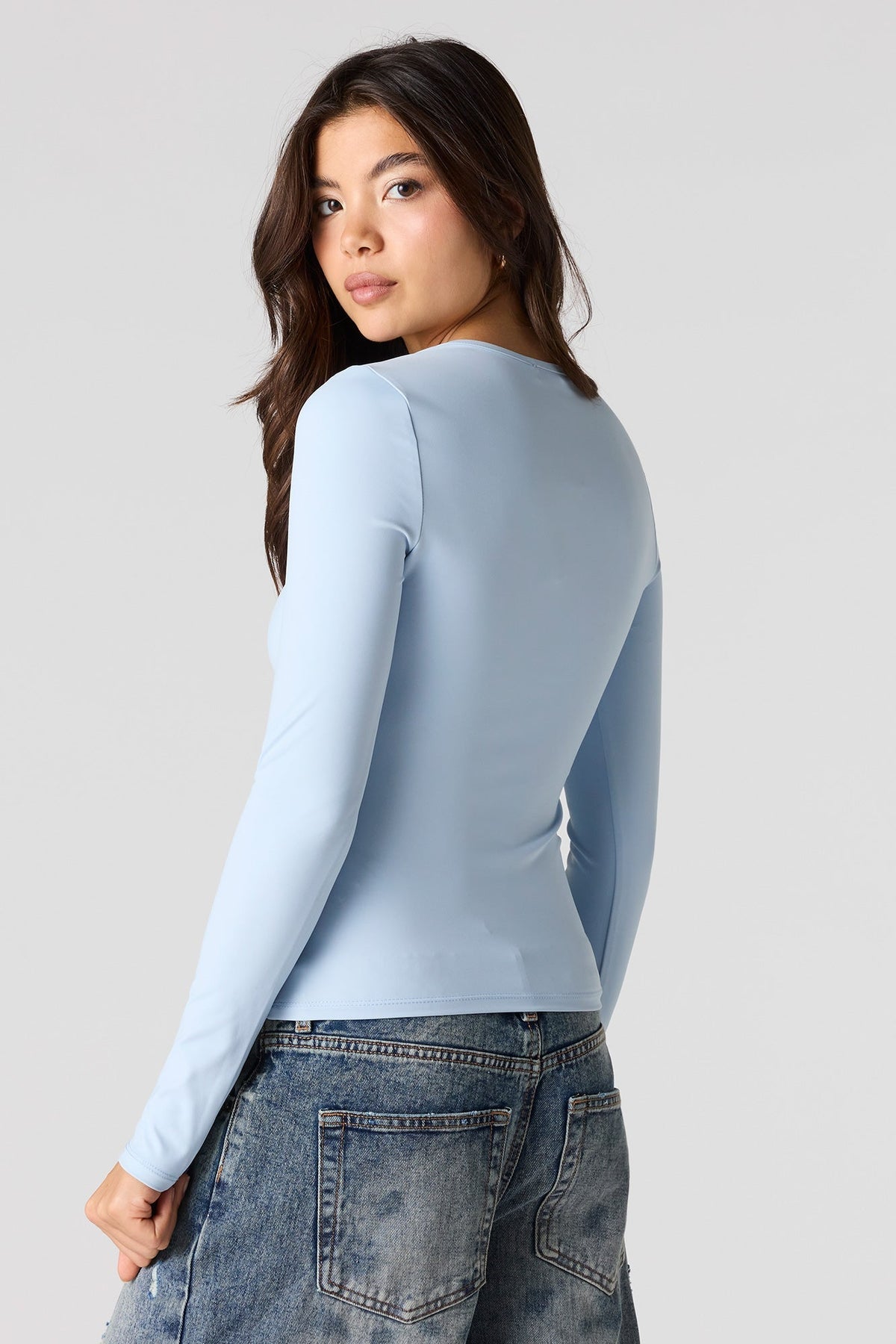 Luxe Heavy Contour Long Sleeve Top