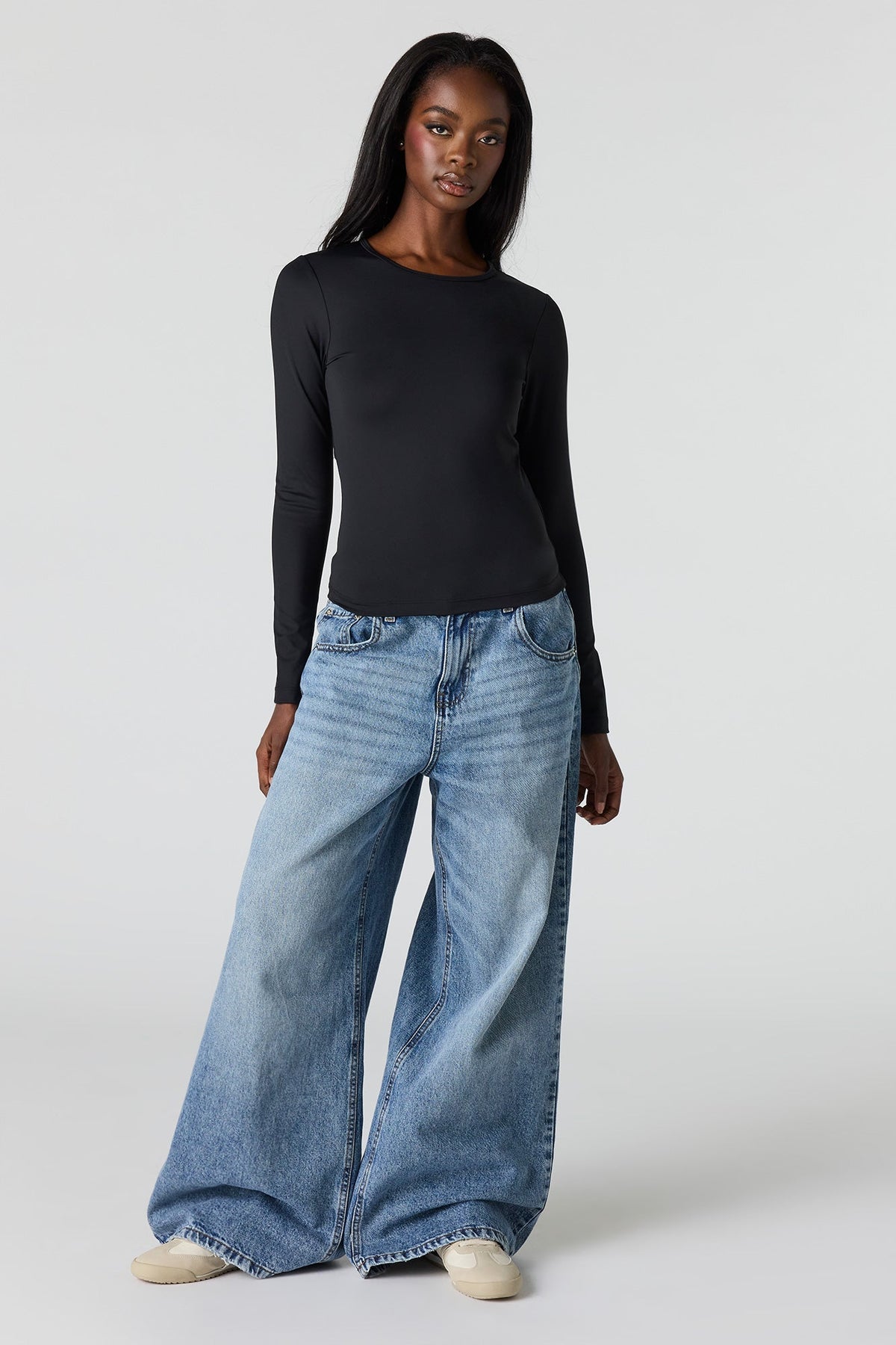 Luxe Heavy Contour Long Sleeve Top