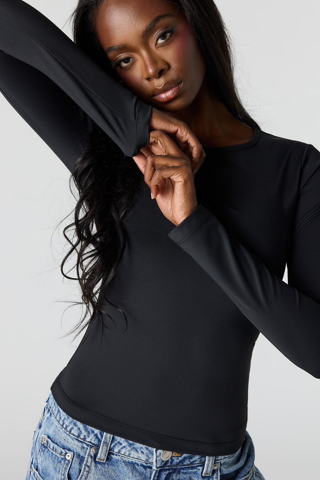 Luxe Heavy Contour Long Sleeve Top