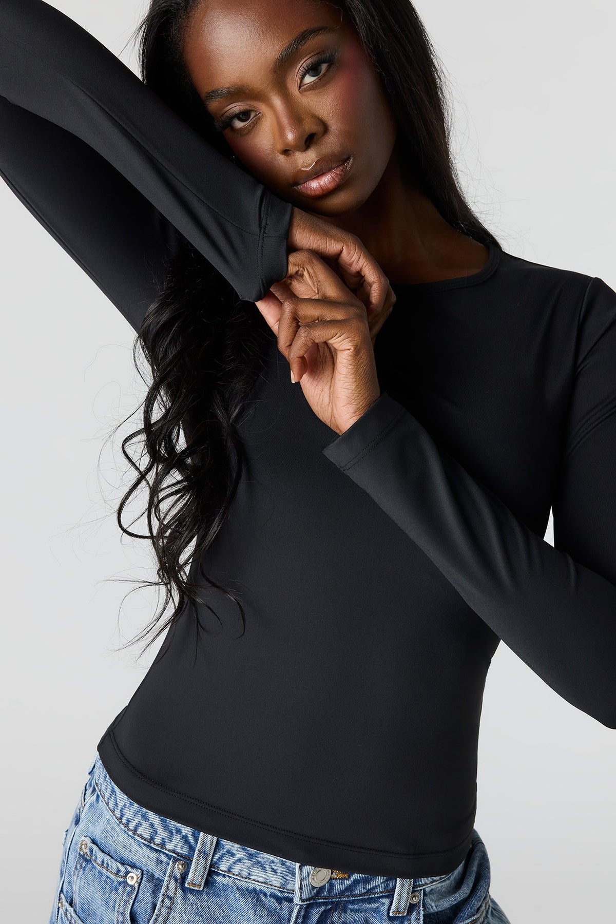 Luxe Heavy Contour Long Sleeve Top