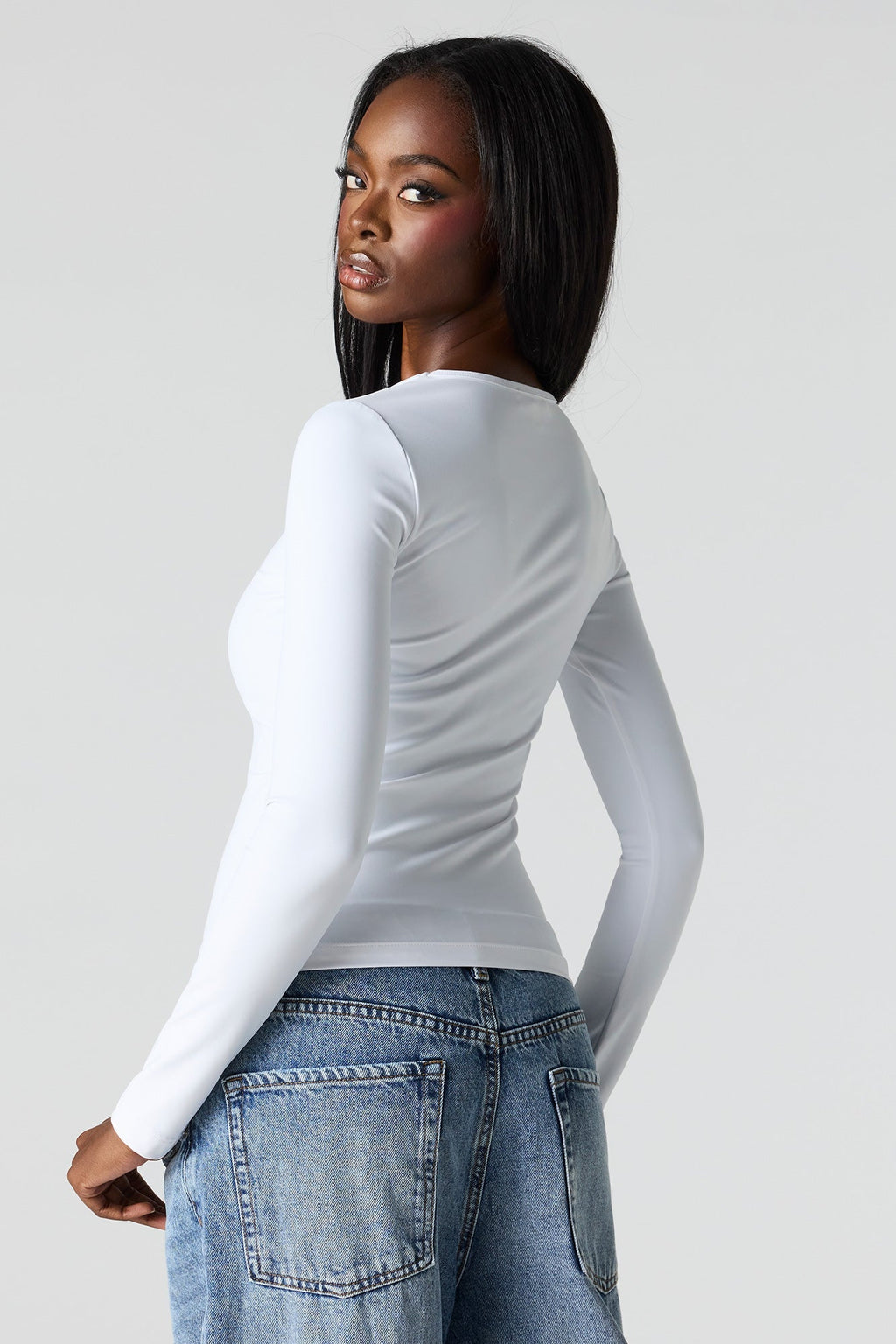 Luxe Heavy Contour Long Sleeve Top
