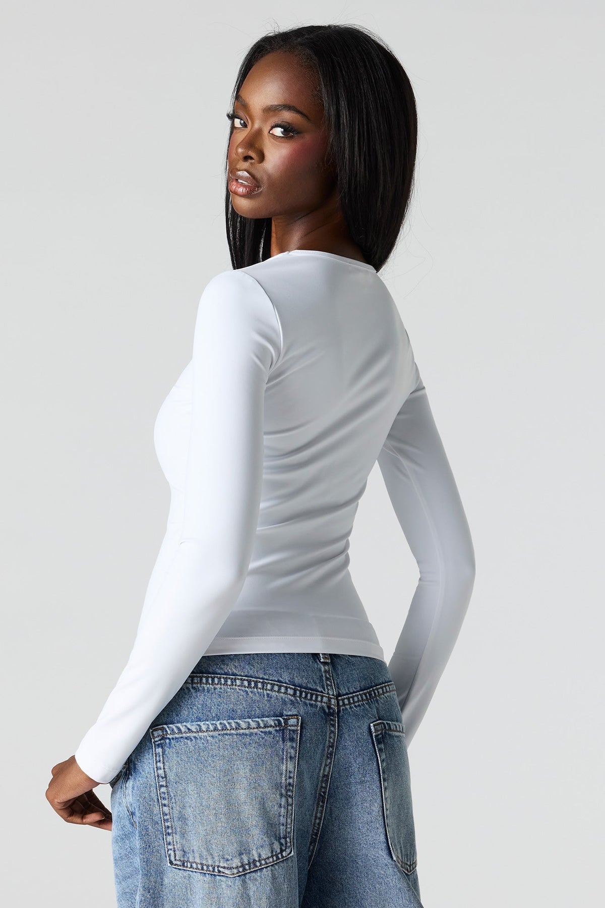 Luxe Heavy Contour Long Sleeve Top