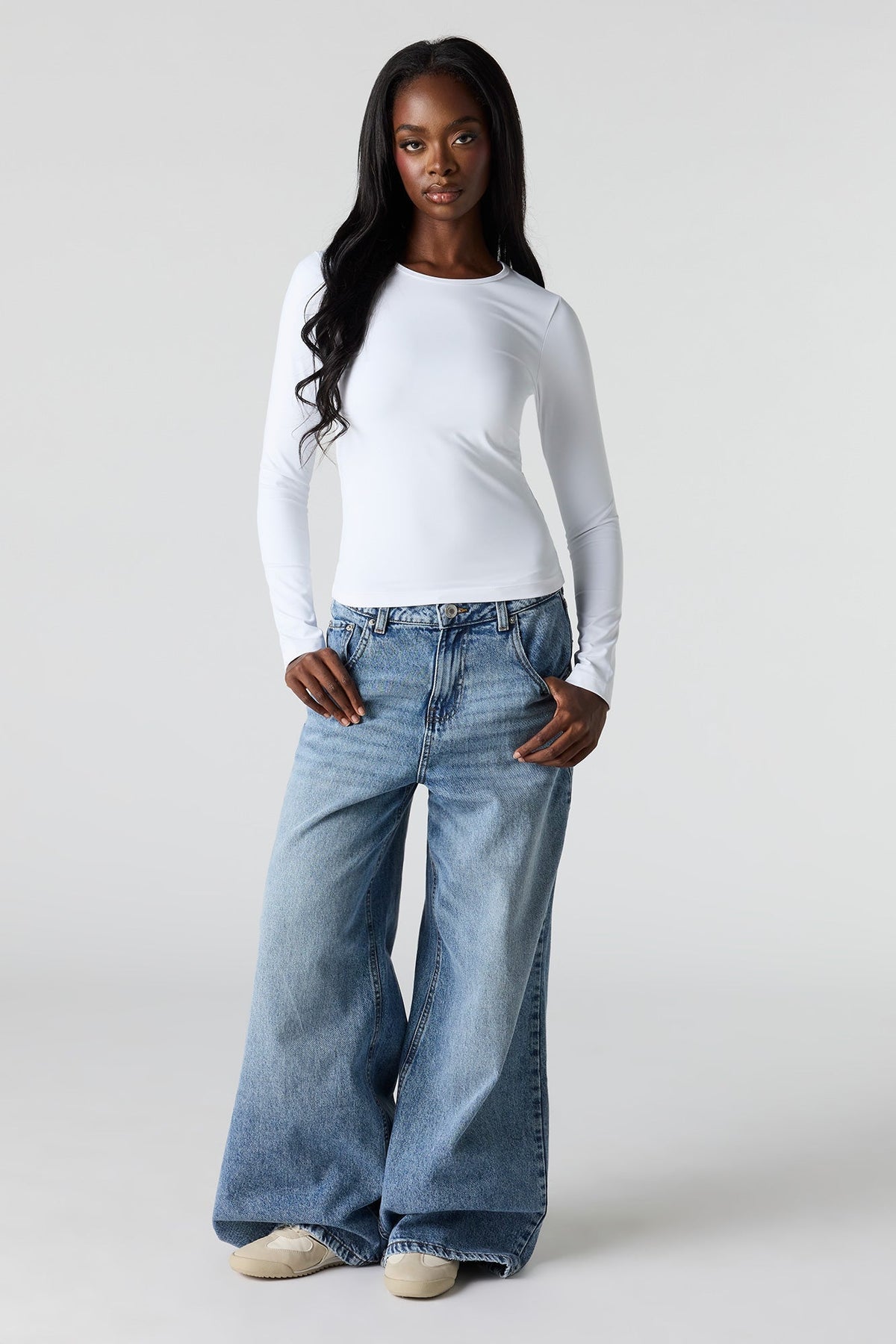 Luxe Heavy Contour Long Sleeve Top