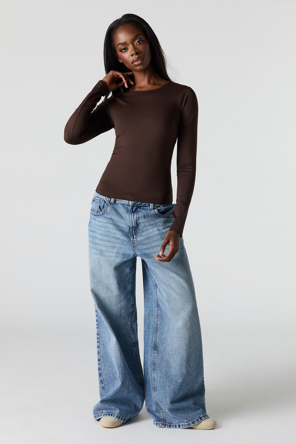Luxe Heavy Contour Long Sleeve Top