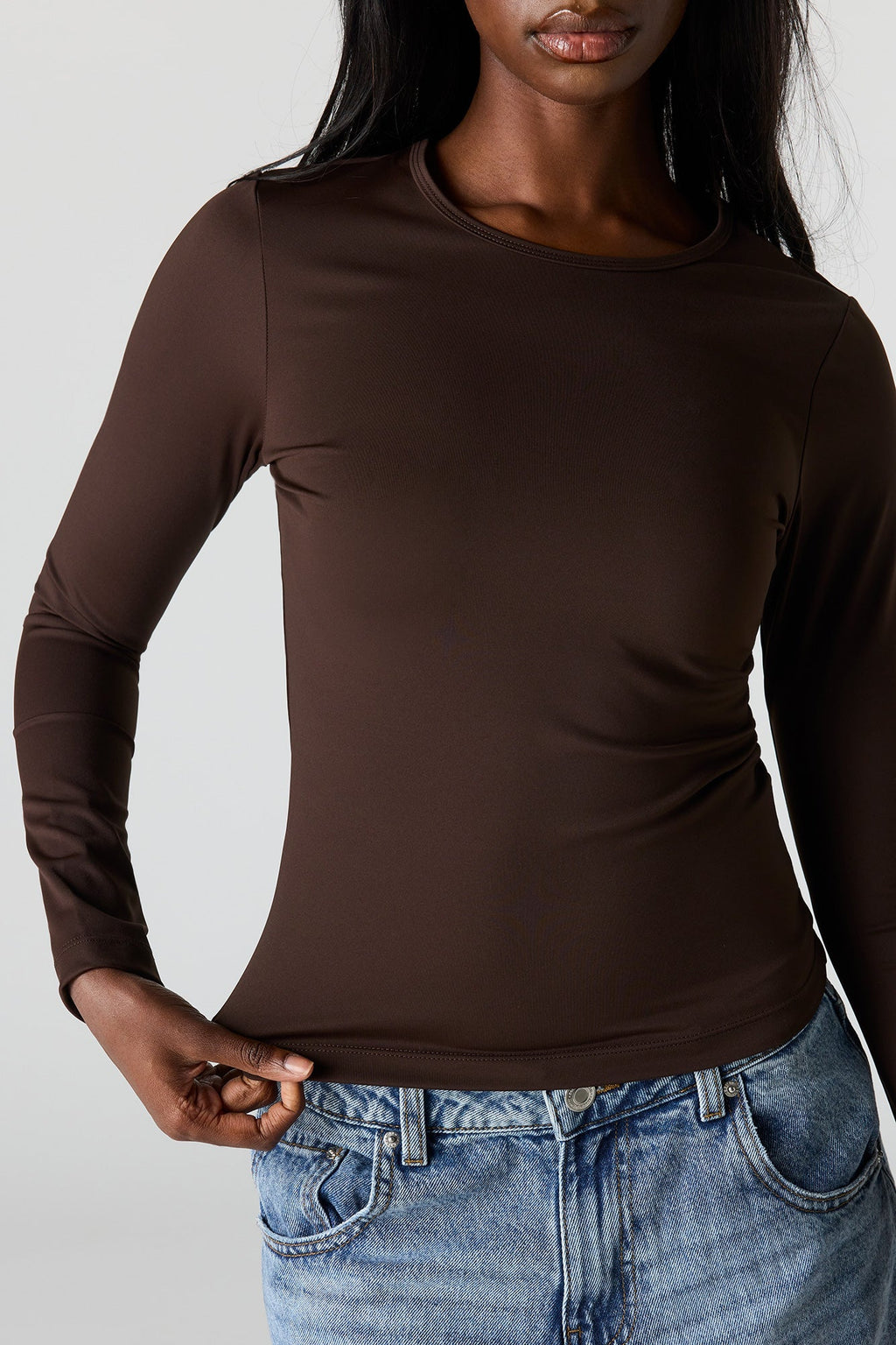 Luxe Heavy Contour Long Sleeve Top