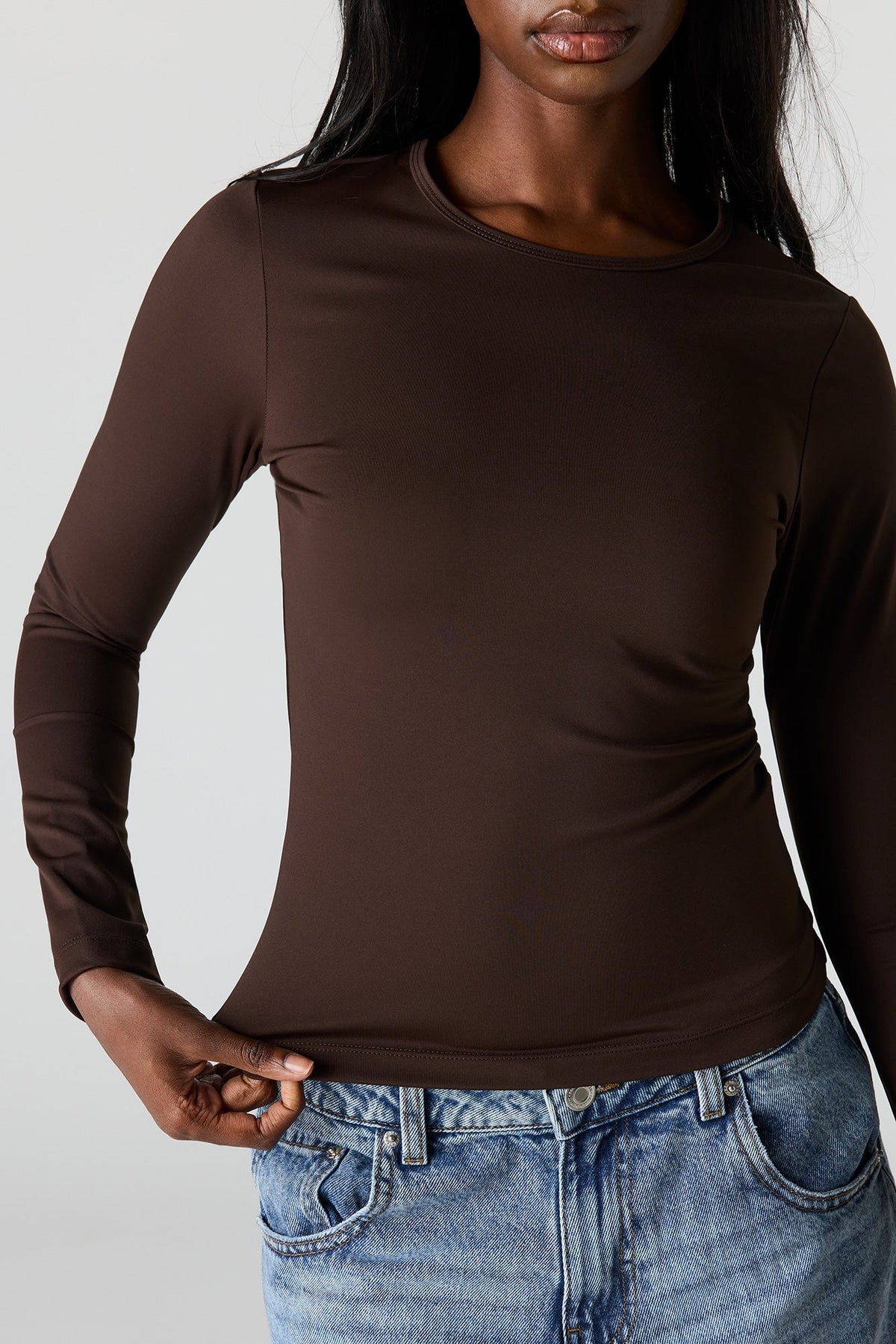Luxe Heavy Contour Long Sleeve Top