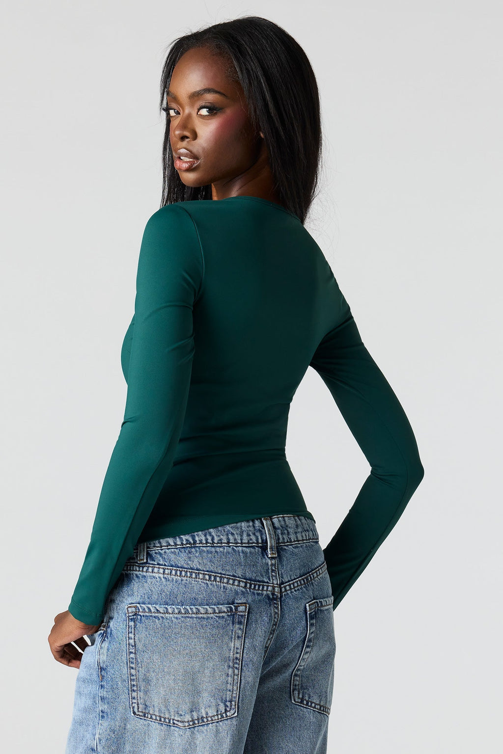 Luxe Heavy Contour Long Sleeve Top
