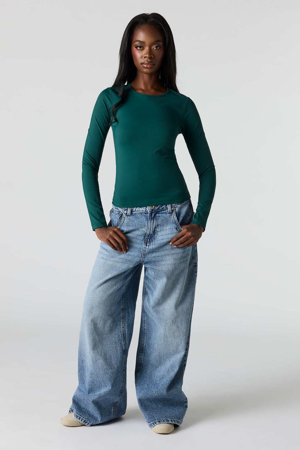 Luxe Heavy Contour Long Sleeve Top