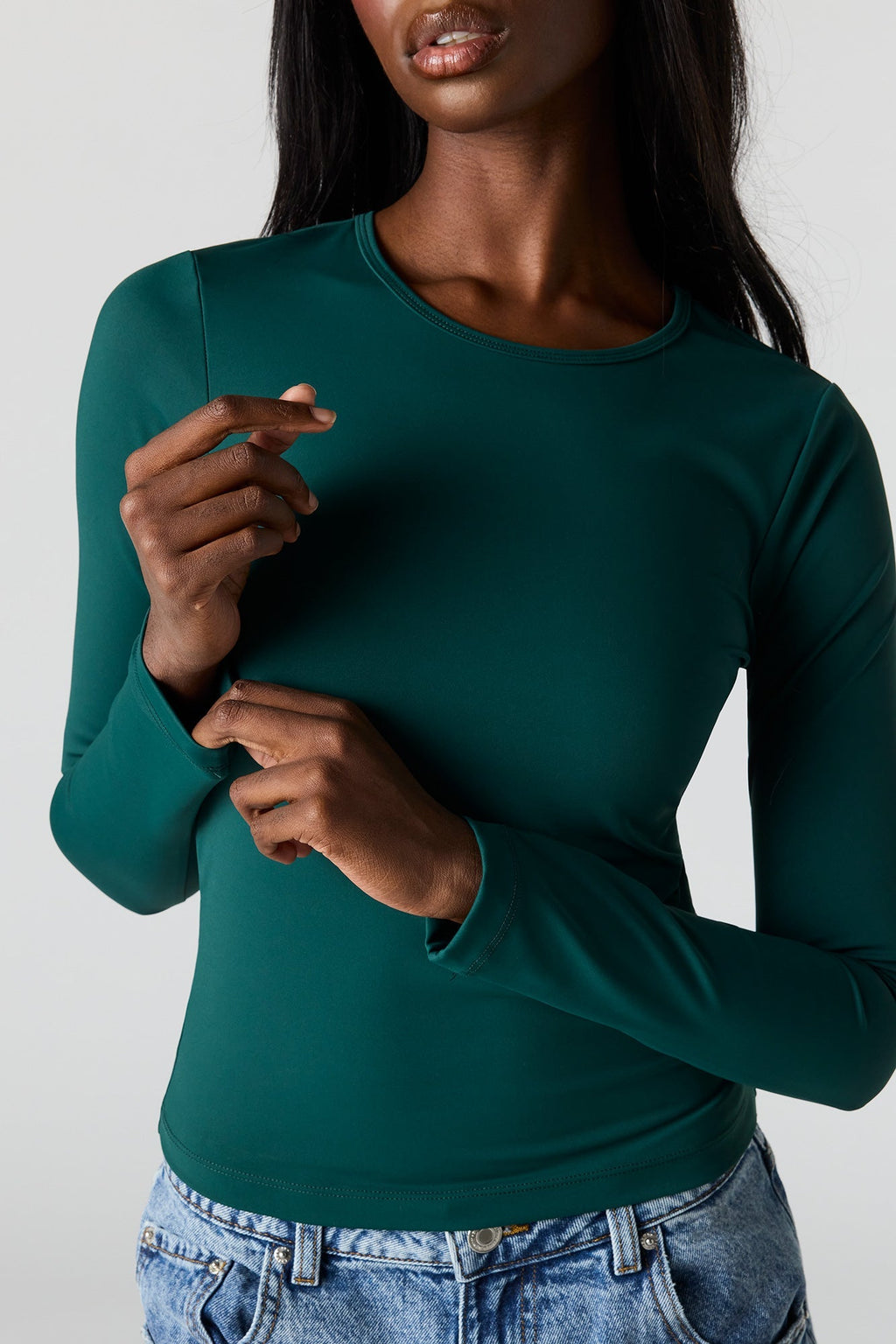 Luxe Heavy Contour Long Sleeve Top