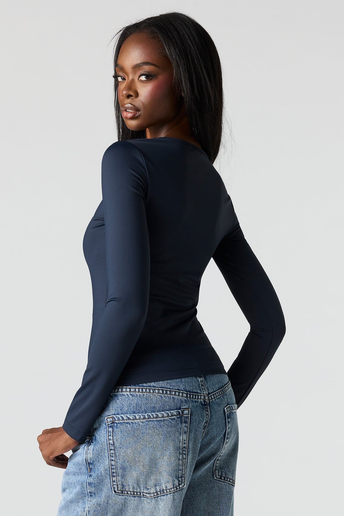 Luxe Heavy Contour Long Sleeve Top