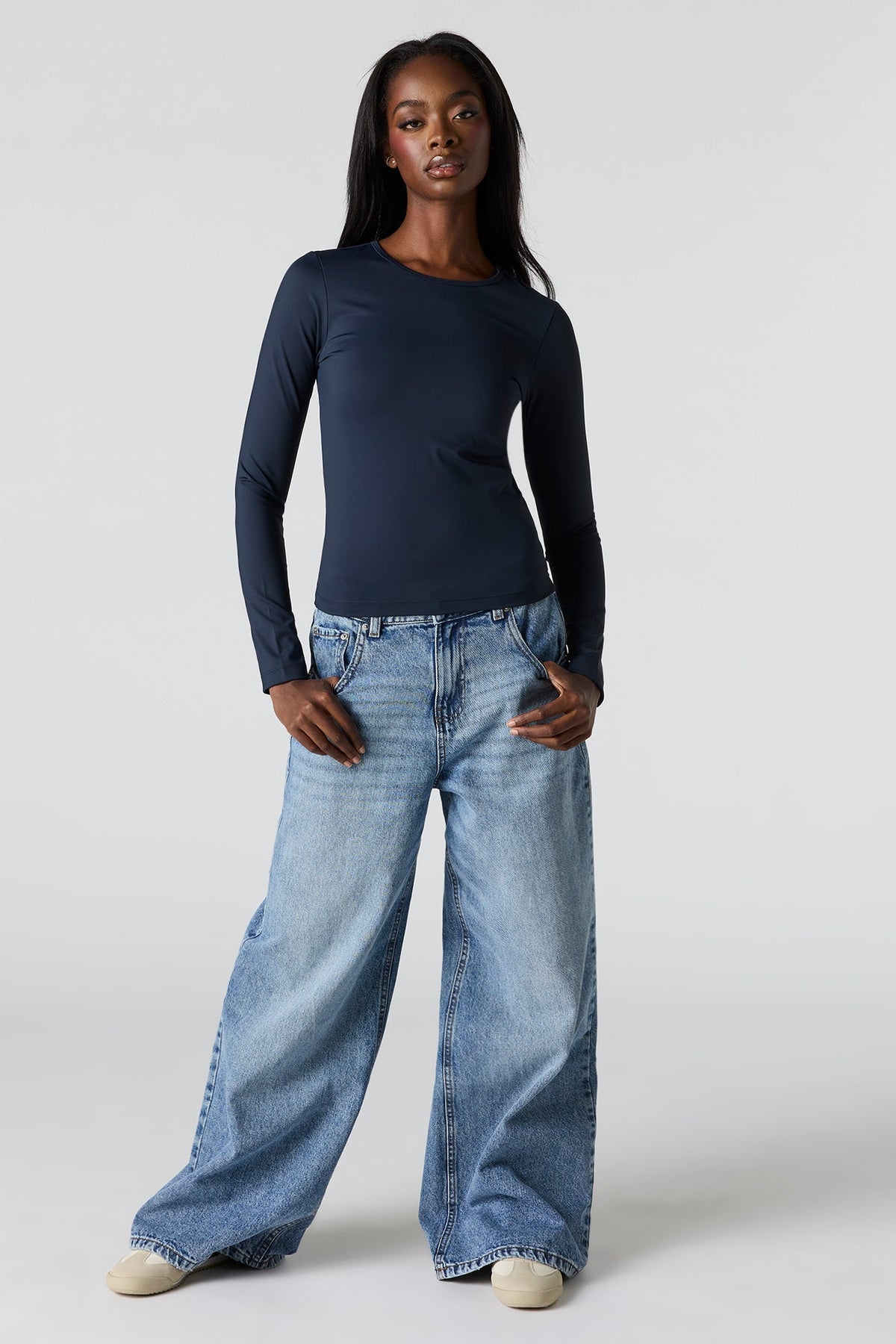 Luxe Heavy Contour Long Sleeve Top