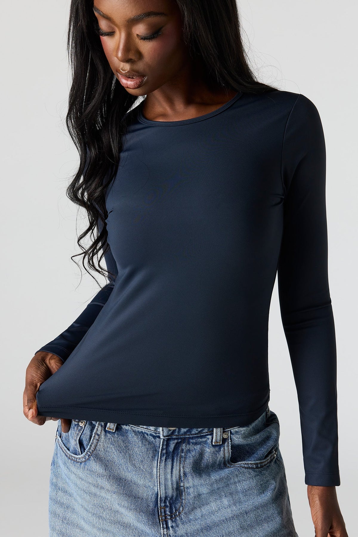 Luxe Heavy Contour Long Sleeve Top