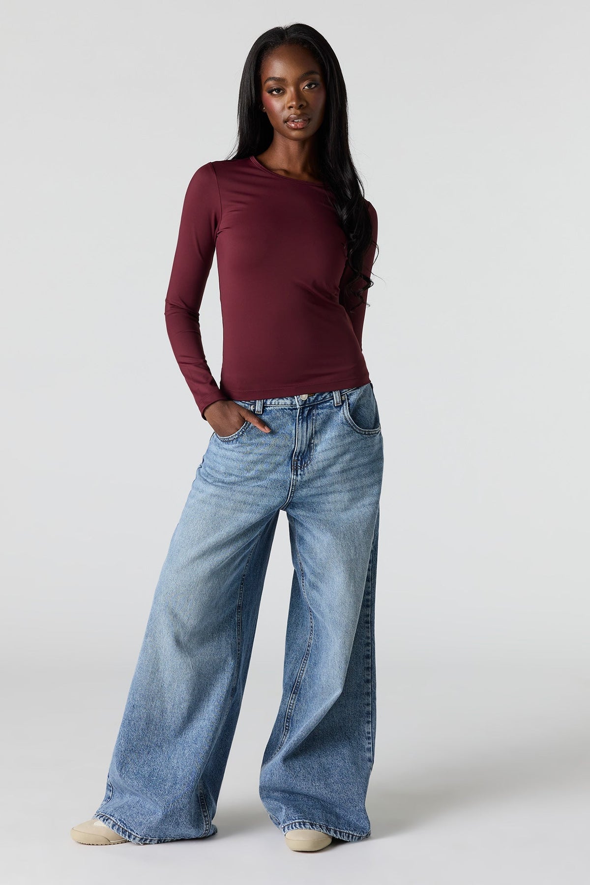 Luxe Heavy Contour Long Sleeve Top
