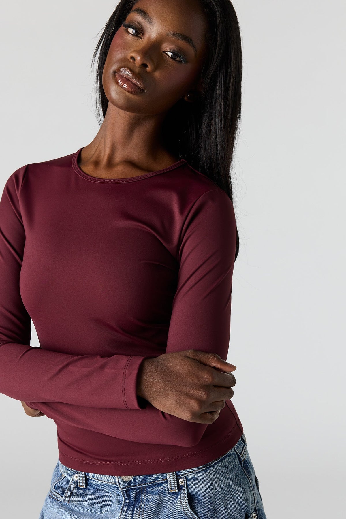 Luxe Heavy Contour Long Sleeve Top