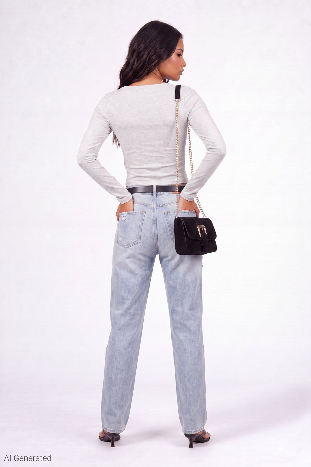 Soft Contour Square Neck Long Sleeve Top