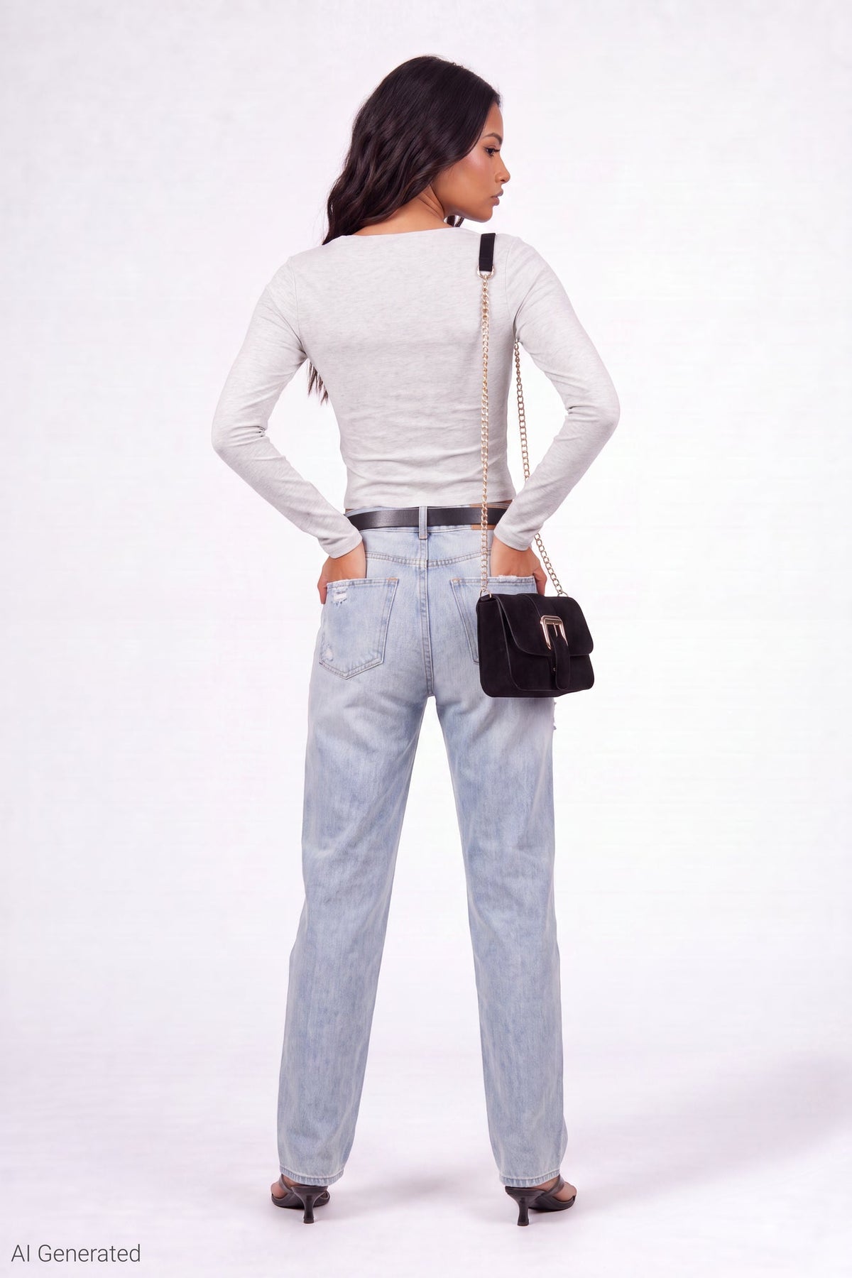 Soft Contour Square Neck Long Sleeve Top