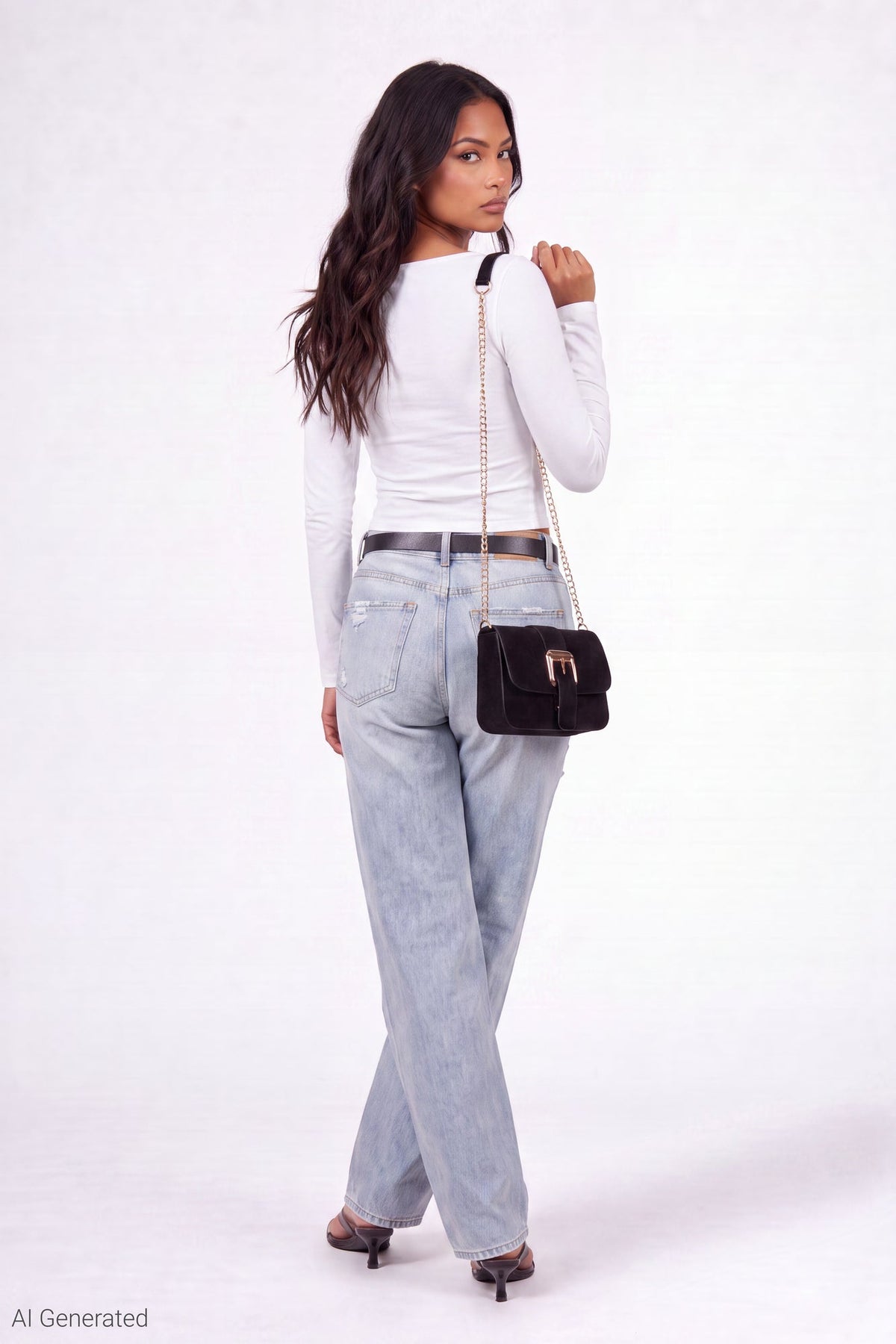 Soft Contour Square Neck Long Sleeve Top
