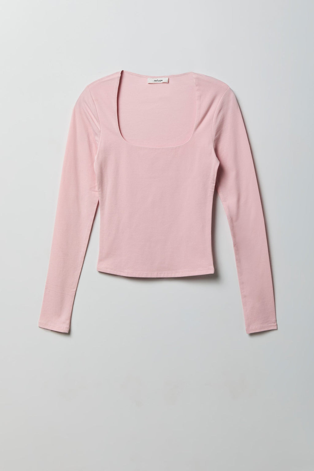 Soft Contour Square Neck Long Sleeve Top