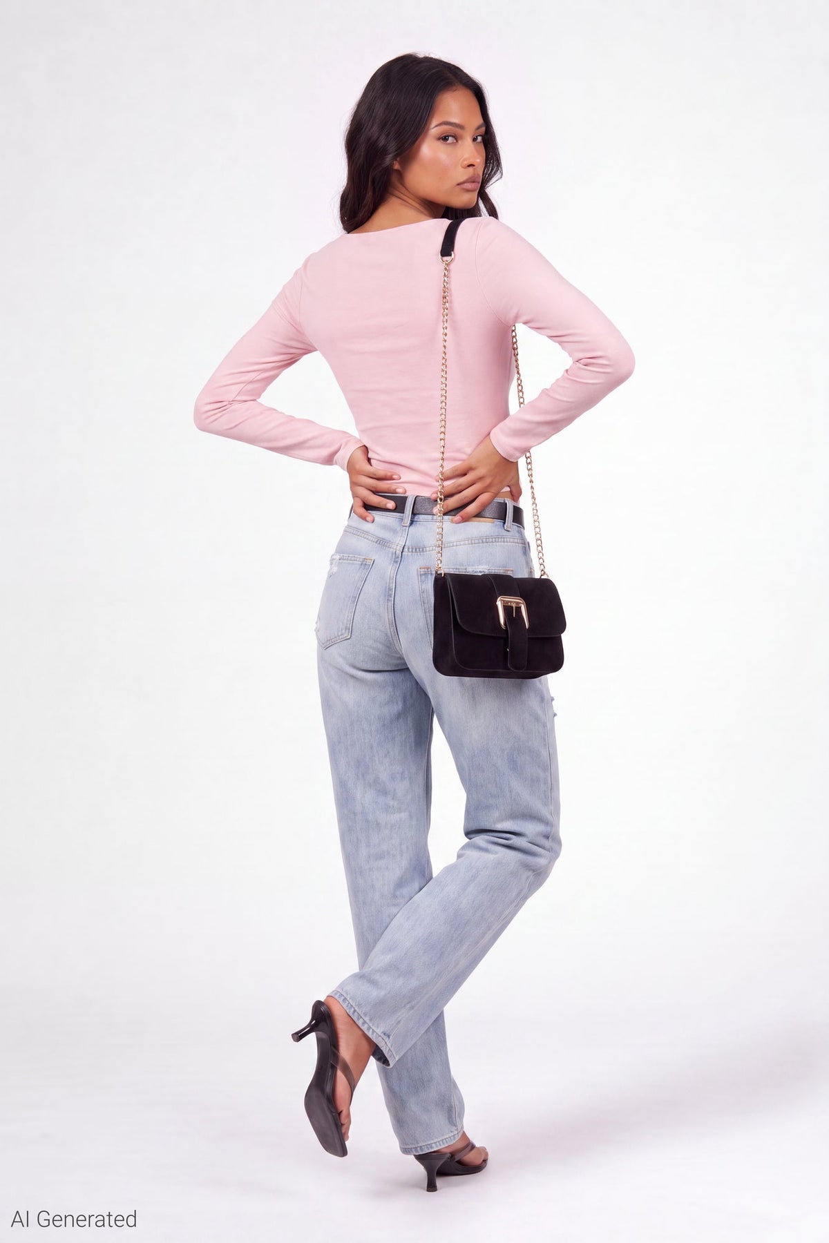 Soft Contour Square Neck Long Sleeve Top