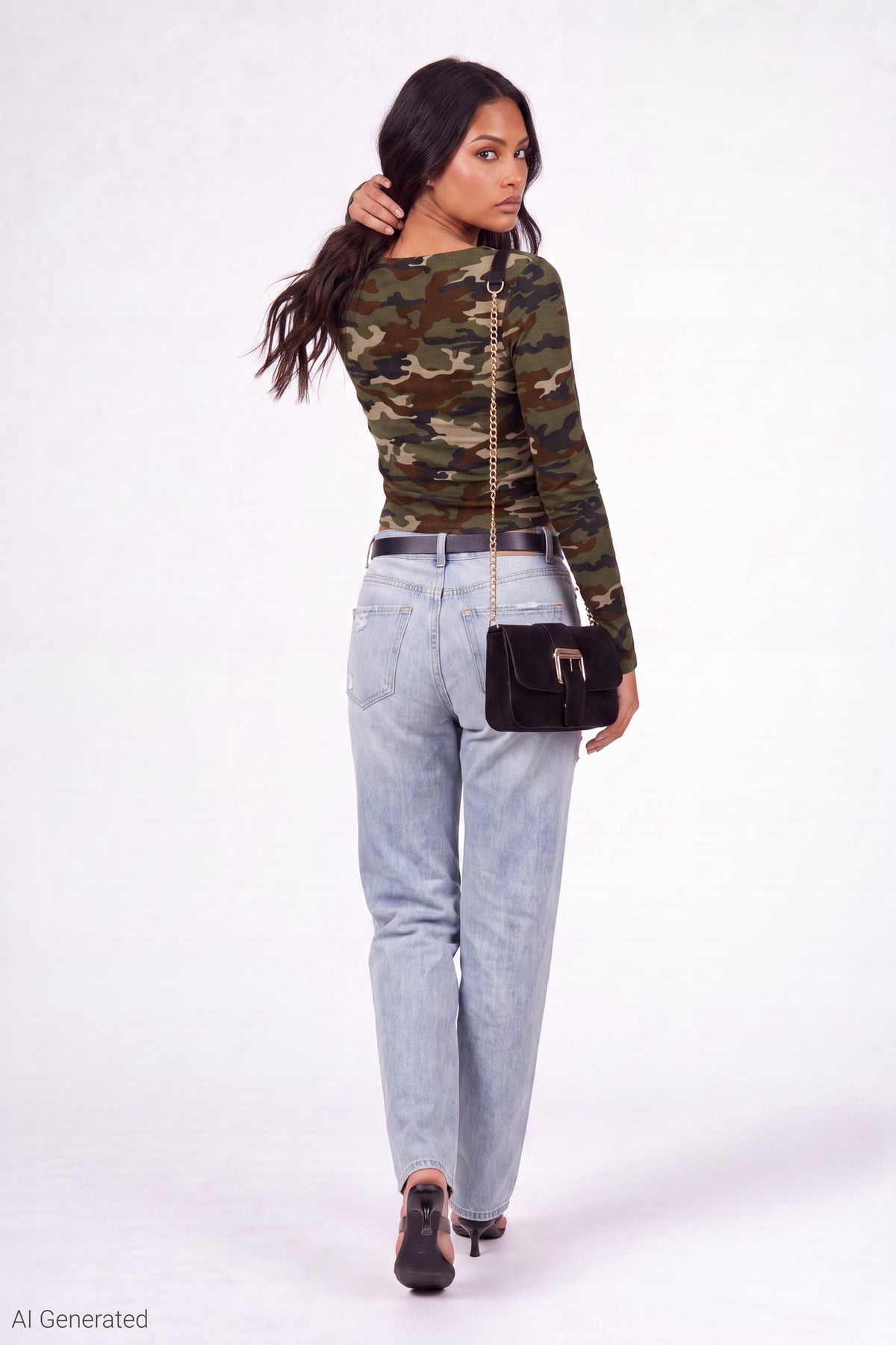 Soft Contour Square Neck Long Sleeve Top