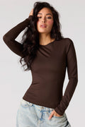 Luxe Heavy Contour Long Sleeve Top