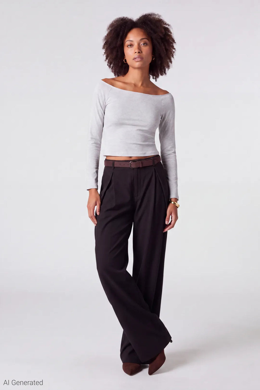 Off Shoulder Long Sleeve Top