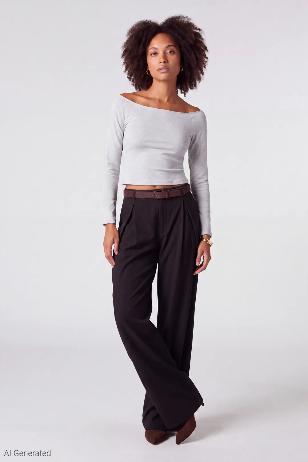 Off Shoulder Long Sleeve Top
