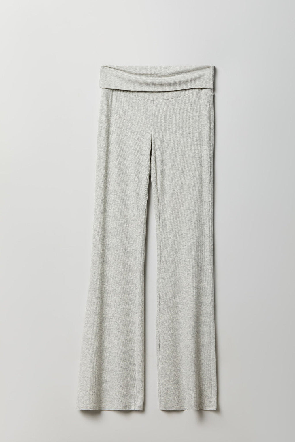 Soft Ribbed T-Shirt & Flare Pant Set