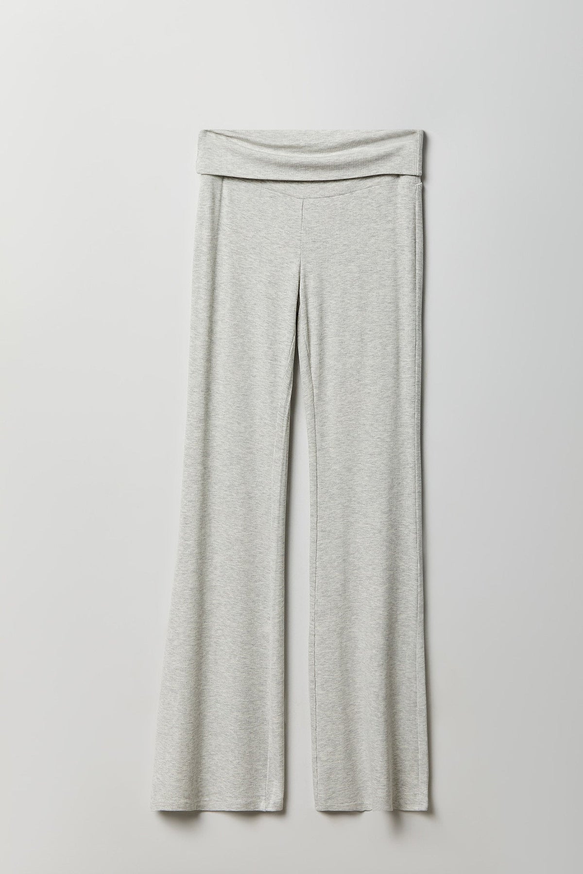 Soft Ribbed T-Shirt & Flare Pant Set
