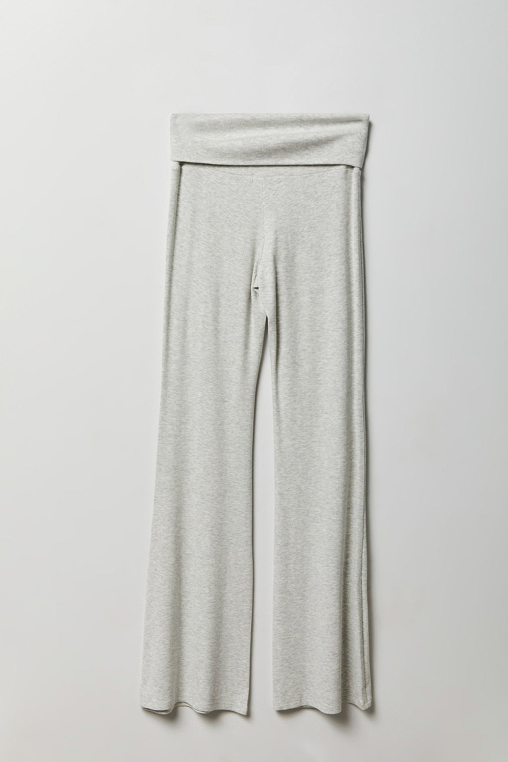 Soft Ribbed T-Shirt & Flare Pant Set