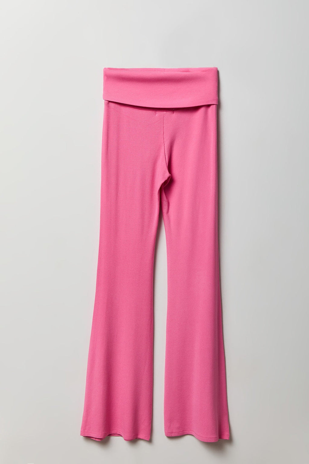 Soft Ribbed T-Shirt & Flare Pant Set