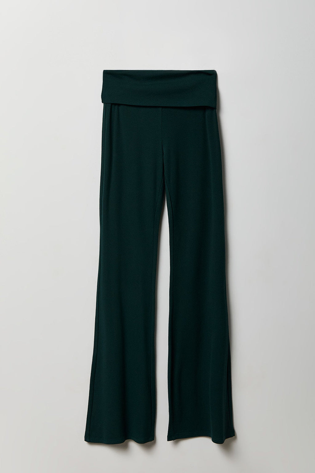 Soft Ribbed T-Shirt & Flare Pant Set