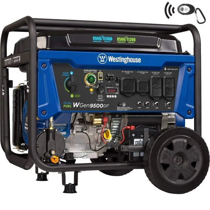 Westinghouse WGen9500DF Dual Fuel Portable Generator