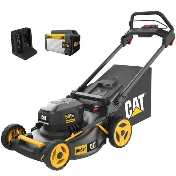 CAT 60V 21 in. Brushless Lawn Mower Kit