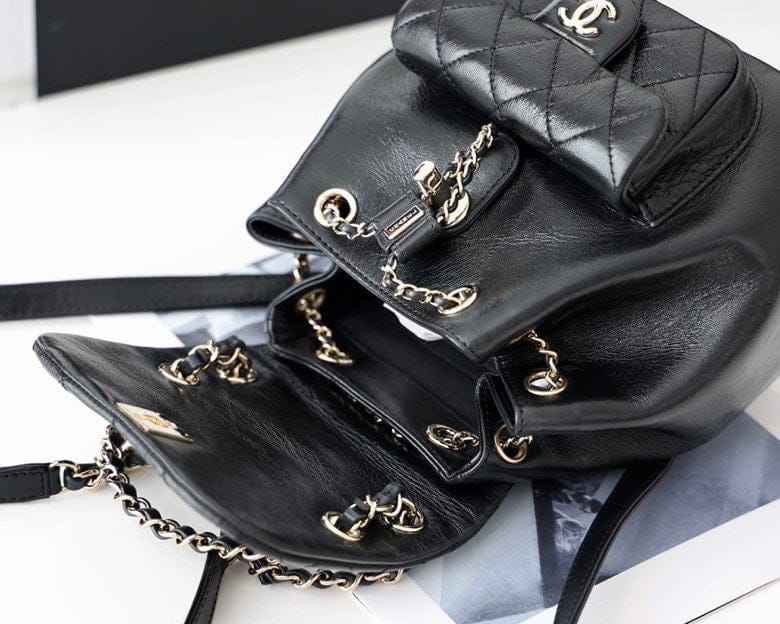 Chanel Backpack 18cm Black - Handbag