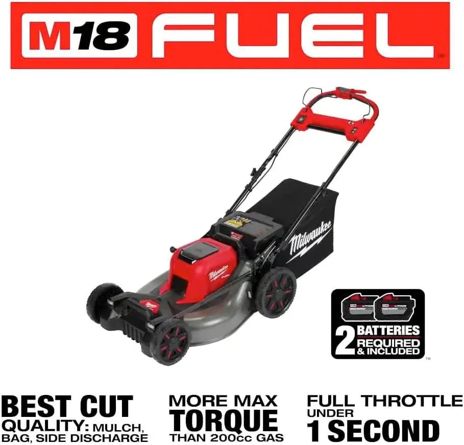 Milwaukee 2823-20 M18 FUEL Dual-Battery 21 in. Self-Propelled Lawn Mower