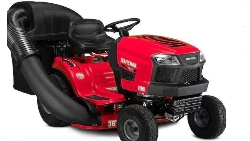 Craftsman T100 36 in 11.5-HP Riding Lawn Mower