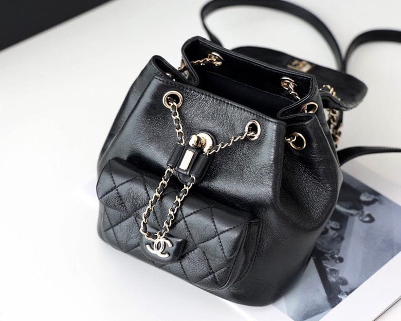 Chanel Backpack 18cm Black - Handbag